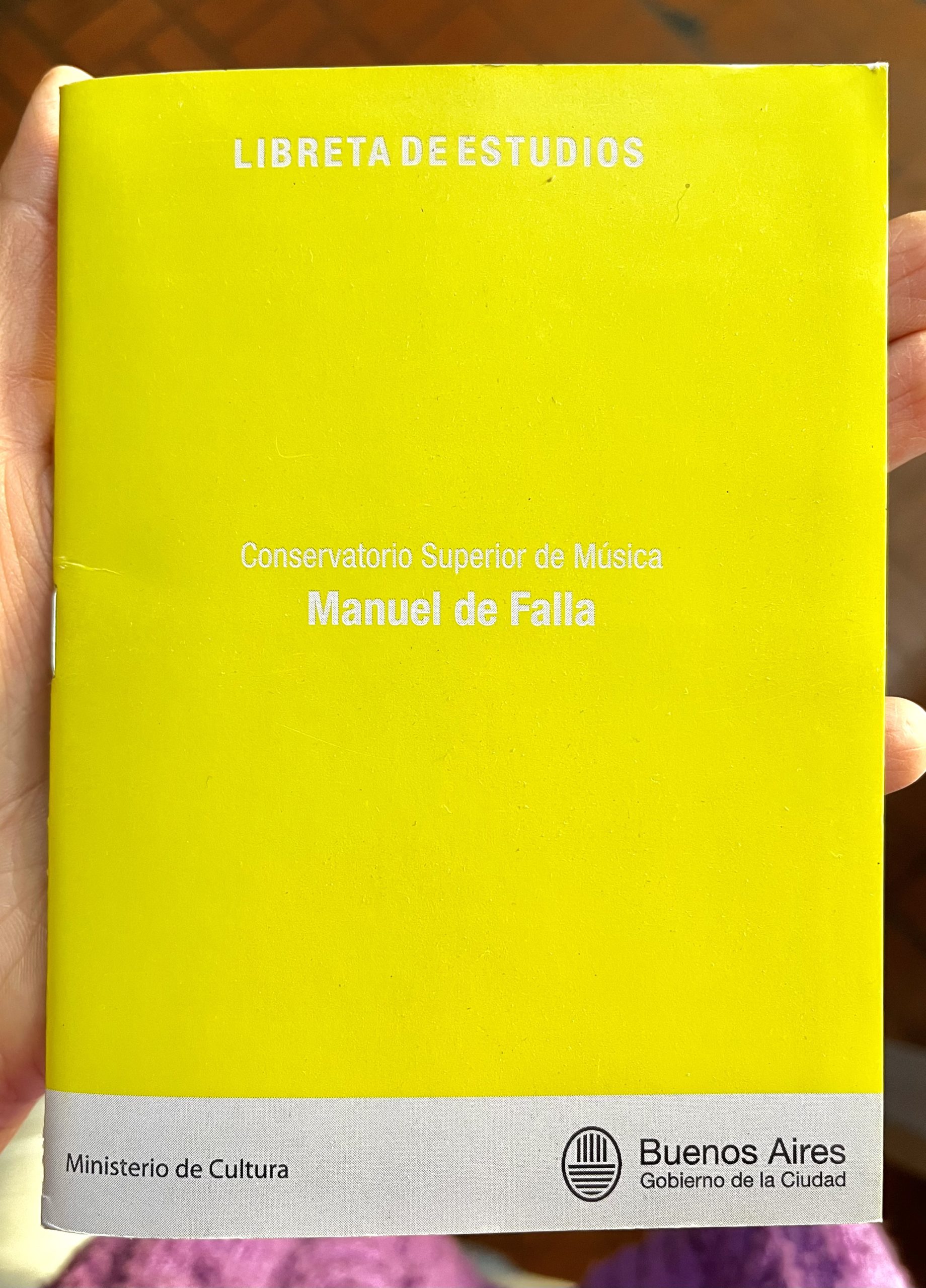 Libreta de estudiante